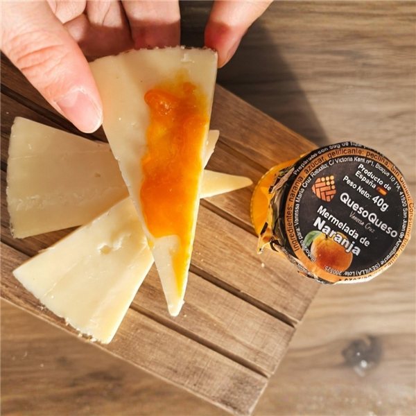 Pack 5 Mermeladas Artesanales Gourmet para Quesos | Sabores Variados (Higo, Naranja, Frambuesa, Vino Tinto y Pimiento Rojo) (200g) | Maridaje para Quesos Curados y Semicurados-lateral