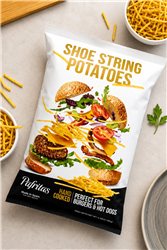 Pack 6 Bolsas Patatas Fritas Gourmet para Hamburguesas Pafritas