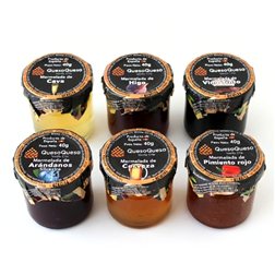 Pack de 6 mermeladas artesanales gourmet para quesos