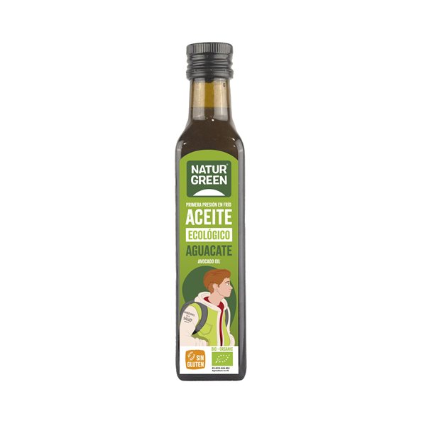 Pack 6x Organic Avocado Oil 250 ml NaturGreen-detalle