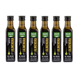 Pack 6x Organic Almond Oil 250 ml NaturGreen