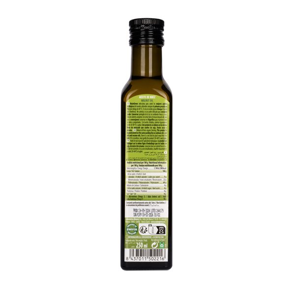 Pack 6x Huile de Noix Écologique 250 ml NaturGreen-detalle