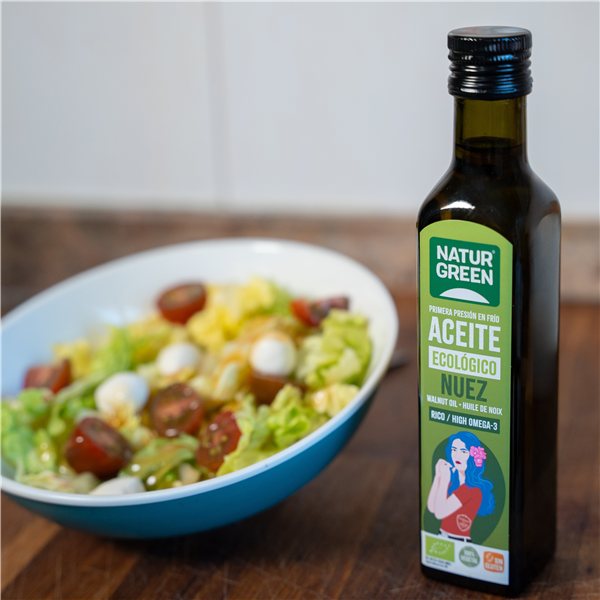 Pack 6x Huile de Noix Écologique 250 ml NaturGreen-lateral