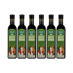 Pack 6x Huile de Graines de Citrouille Biologique 500 ml NaturGreen