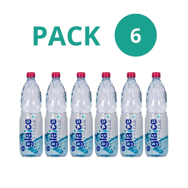 Pack 6x Agua Alcalina Ionizada 1.25l Glaice-trasera