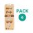 Pack 6x Boisson à la Noisette Bio Nature 1l Ecomil-lateral