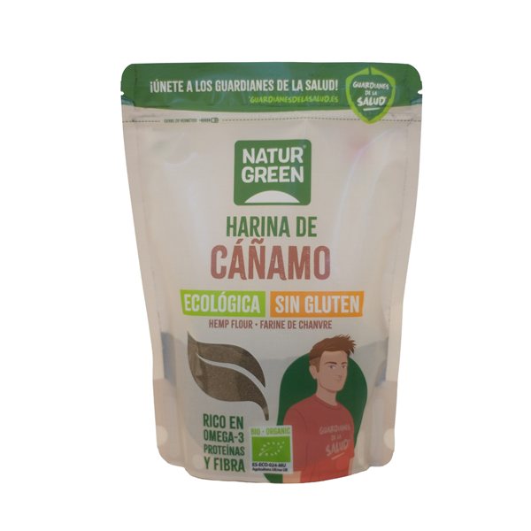 Pack 6x Organic Hemp Flour 300 g NaturGreen-detalle