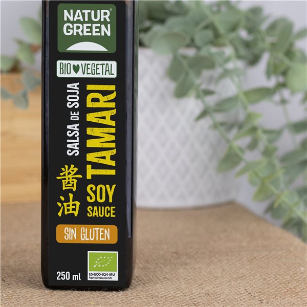 Pack 6x Sauce Tamari Écologique 250 ml NaturGreen-trasera