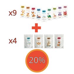 Pack 9141- Vollständige Naturamins Kids Produktlinie