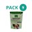 Pack of 9 Organic Dried Cranberries 125g NaturGreen-izquierda