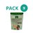 Paquet de 9x Bonbons au Gingembre Bio 125g NaturGreen-trasera