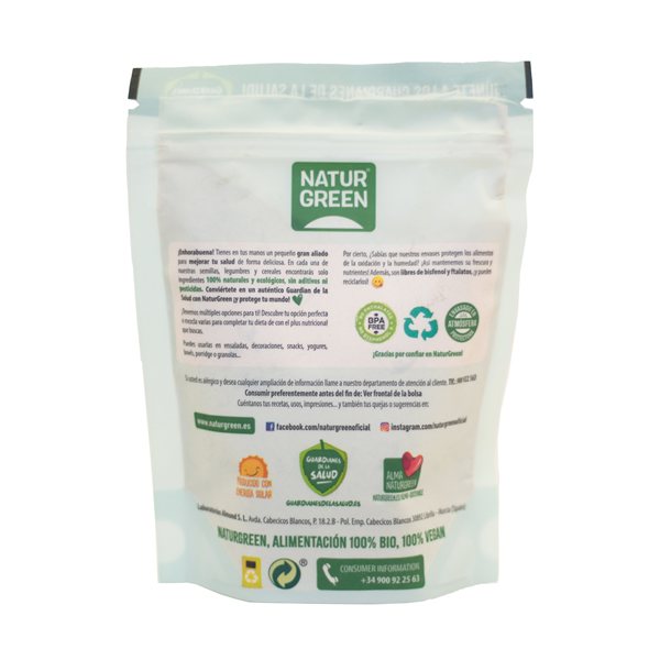 Pack 9x Farine de Datte Bio 200 g NaturGreen-detalle