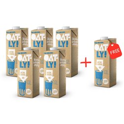 Pack Boisson d'avoine originale ECO Oatly 1L (5+1 gratuit)