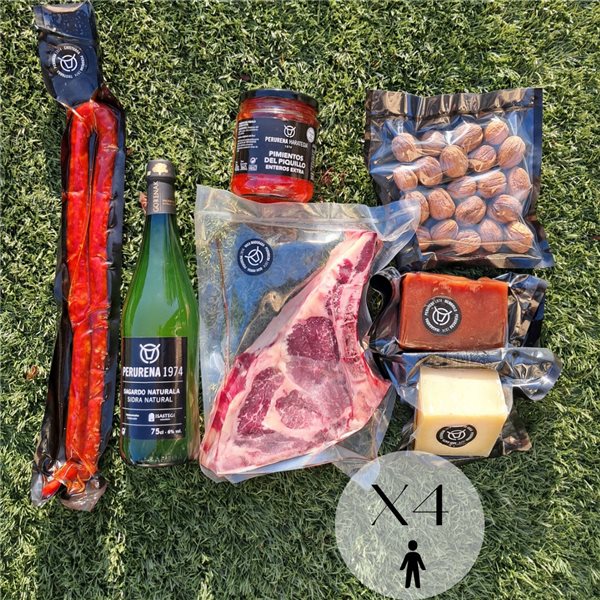 Paquet Côtelette de boucherie basque à la plancha pour le groupe ou la famille-izquierda