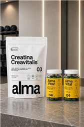 Pack Creatina Creavitalis® y 2 Botes Gummies de Creatina, Espirulina y Vitamina D
