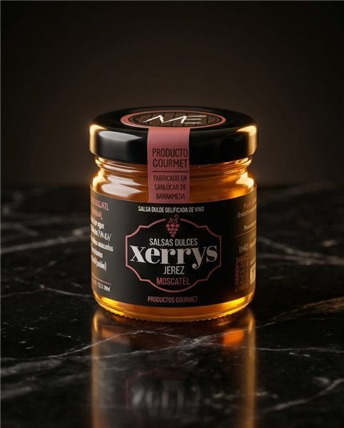 Pack de 3 Mermeladas de 40g. Amontillado, Oloroso y Moscatel.-izquierda