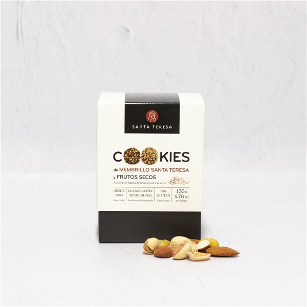 Pack mit 6 Dosen Quitten-Cookies mit Trockenfrüchten.-lateral