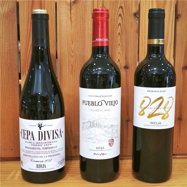 Pack de vin rouge 'Trésors de La Rioja'-izquierda