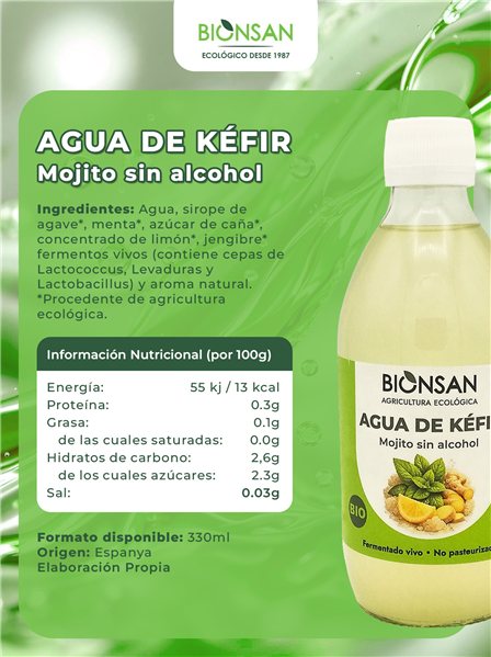 Pack Degustación Agua de Kéfir Eco – 4 Sabores-lateral