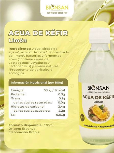 Pack Degustación Agua de Kéfir Eco – 4 Sabores-trasera