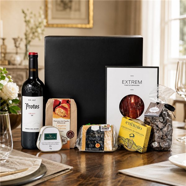 Pack Degustación Gourmet y Vino Ribera del Duero-detalle