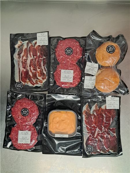 Pack Dégustation Hamburgers CHORRETÓN pour 4 personnes-detalle