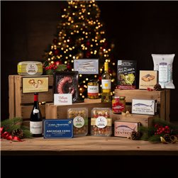 La traducción de "Pack Delicias Navideñas" al alemán es "Weihnachtliche Delikatessen-Packung".