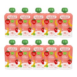Pack fraise et banane X 10