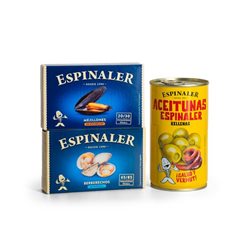 La traducción de "Pack Garbí Espinaler" al alemán es "Pack Garbí Espinaler". Los nombres de marcas o productos suelen mantenerse en su idioma original. Si necesitas una traducción diferente o más contexto, por favor házmelo saber.