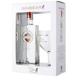 Ginbear Strawberry 70 cl pack.