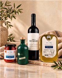 Pack Gourmet Essence de Gratitude – Vin, Huile et Conserves Sélectionnées