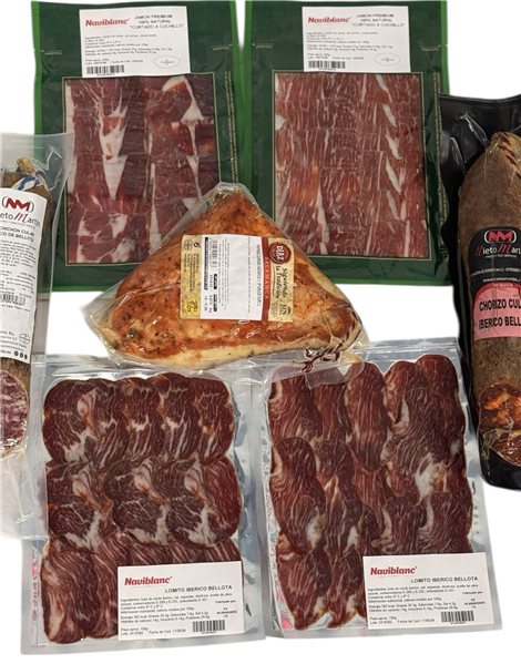 La traducción al alemán de "PACK GOURMET LA BESTIA DE IBERIA" es:

„GOURMET-PACK LA BESTIA DE IBERIA“-detalle