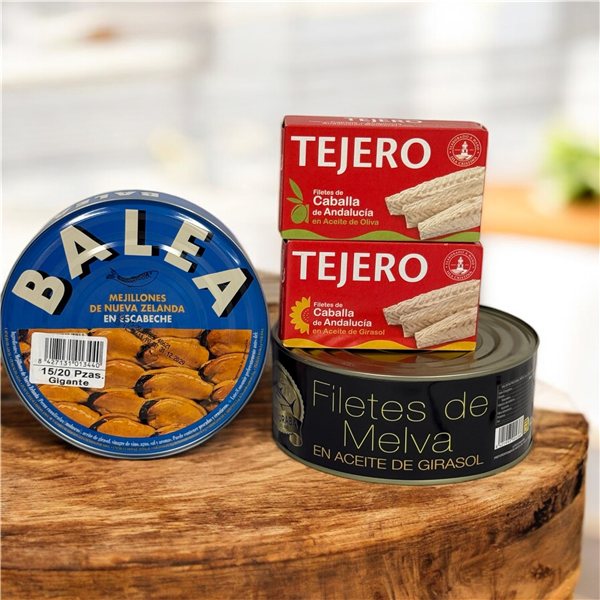PACK GOURMET DE CONSERVES MARINES-detalle
