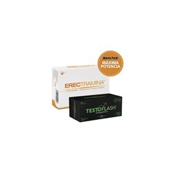 Pack máximo rendimiento. Erectramina + Testoflash