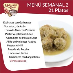 Paquet Menu Option Hebdomadaire 2