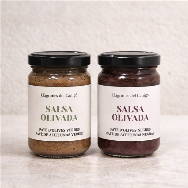 Pack Olivadas Gourmet – Olivada Verde y Olivada Negra 140g-detalle