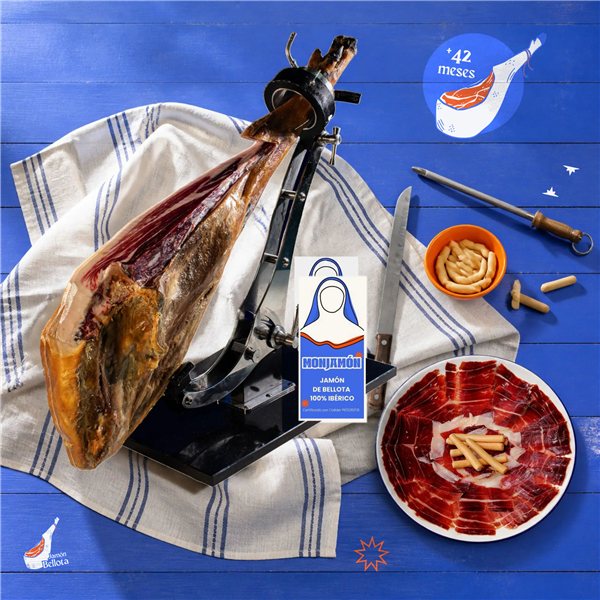 Pack Pecado Carnal · Black Friday | Jamón de Bellota 100% Ibérico +42 Meses Pieza 7-7,5 kg + Surtido de Embutido-detalle