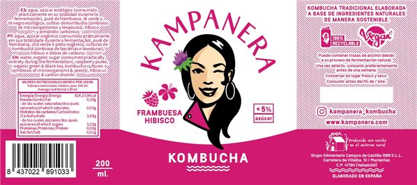 Pack SCOBY + surtido Kombucha KAMPANERA-izquierda