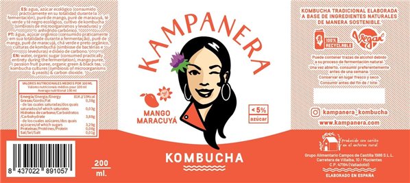Pack SCOBY + surtido Kombucha KAMPANERA-lateral