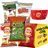Variantes Pack, 10 Taschen DORITOS Taco, RUFFLES Grill, LAY’S Reifenkäse, LAY’S Salz und CHEETOS Pelotazos, 5 Packs von 2 für Snacks und den täglichen Verbrauch, Inklusive Geschenk-Schüssel