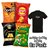 Assorted Pack of 8 Bags LAY’S Salt, DORITOS Tex Mex, CHEETOS Pelotazos, LAY’S Gourmet, 4 Packs of 2 Individual Bags for Snacking and Daily Consumption + Free T-Shirt-detalle