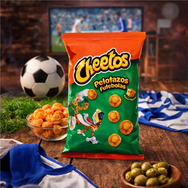 Assorted Pack of 8 Bags LAY’S Salt, LAY’S Country Style, CHEETOS Puffs, DORITOS Tex Mex, 4 Packs of 2 Individual Snack Bags for Appetizing and Daily Consumption + Free T-Shirt-trasera