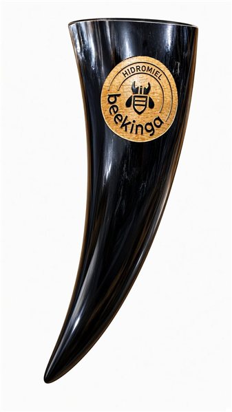 Pack Vikingo Hidromiel Beekinga - 9 Botellines 33cl y un cuerno-lateral