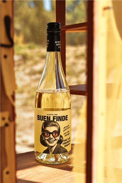 Pack Vino Blanco, Rosado y Tinto Sin Alcohol Buen Finde-lateral