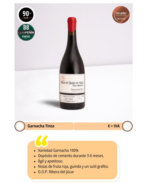 Vino tinto premiado 90+ puntos – Pack 3 botellas (Envío incluido)-trasera