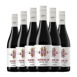 Paco Mulero Aldeón de Lar Monastrell Syrah 75 cl 0.0 Cero Cero, Tapón de Rosca, Vegano Sin Alcohol Vino Tinto (Caja de 6 unidades)