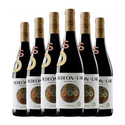 Paco Mulero Aldeón de Lar Tempranillo Seco Vino de la Tierra de Castilla y León Eco — Ecológico 75 cl Vegano Vino Tinto (Caja de 6 unidades)