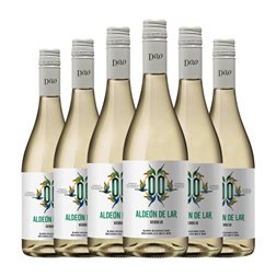 Paco Mulero Aldeón de Lar Verdejo 75 cl 0.0 Cero Cero, Tapón de Rosca, Vegano Sin Alcohol Vino Blanco (Caja de 6 unidades)
