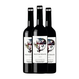 Pagos de Peñafiel Tempranillo Ribera del Duero Crianza 75 cl Vino Tinto (Caja de 3 unidades)