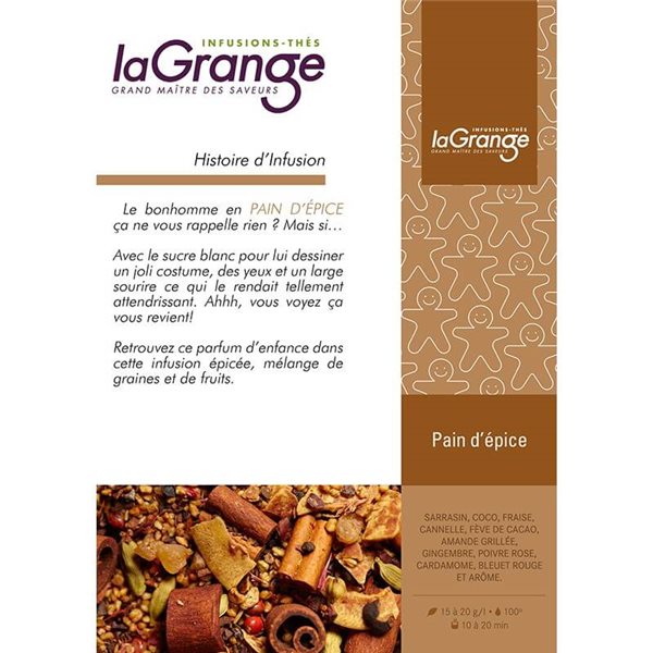 Pan de jengibre Infusión de Navidad (a granel 100gr)-detalle